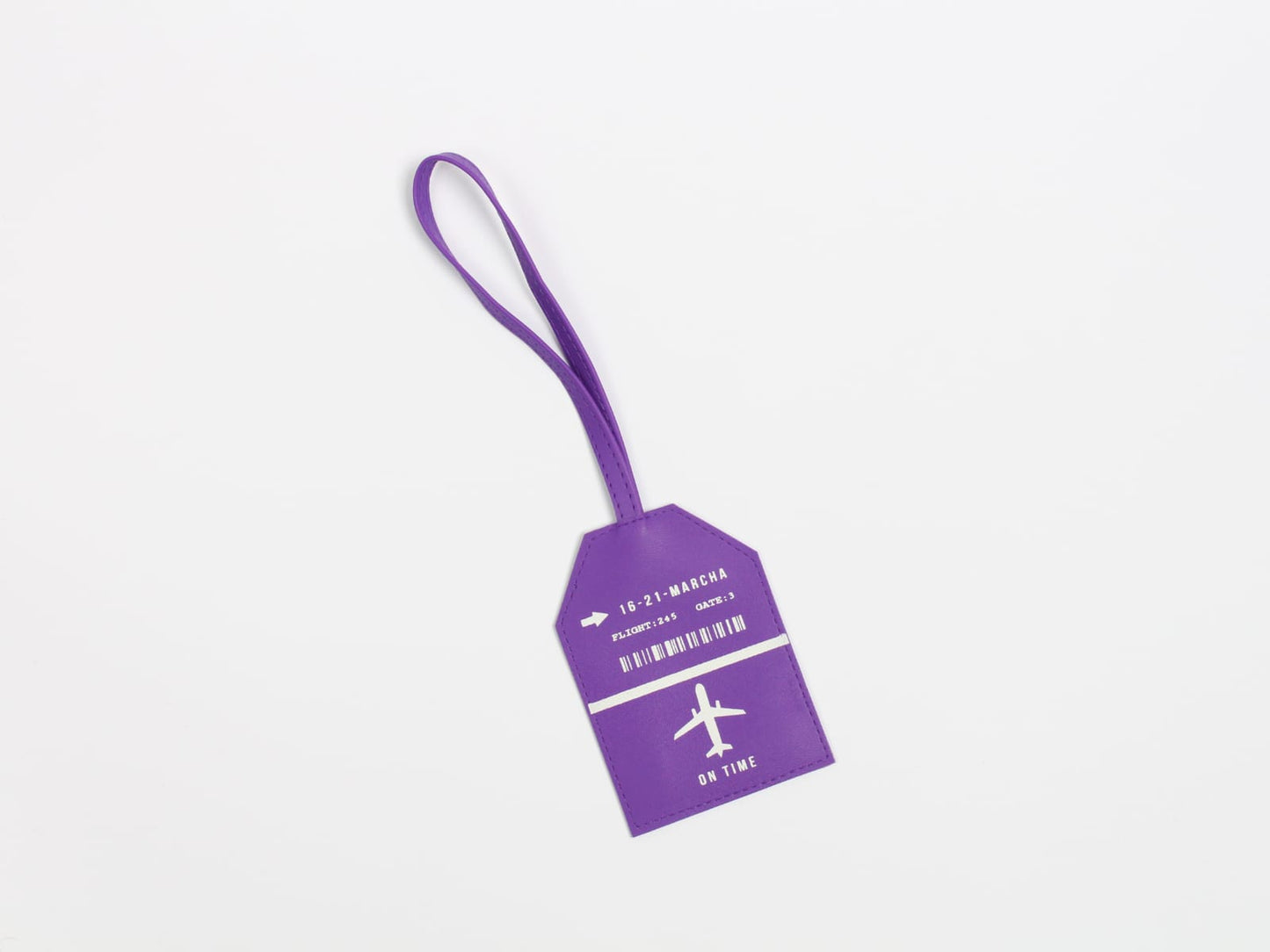 Luggage tag “ON TIME"